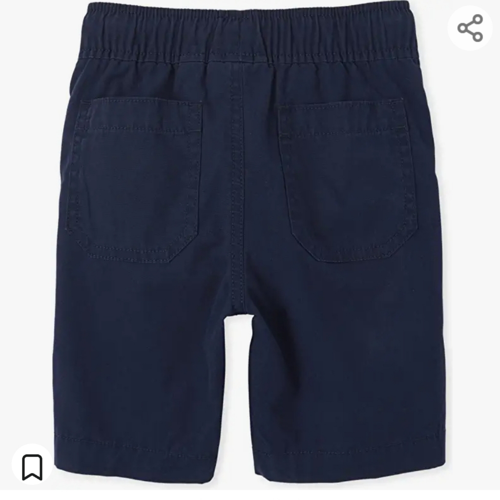The Children's Place Boys Blue Jogger Pull-On Shorts 10